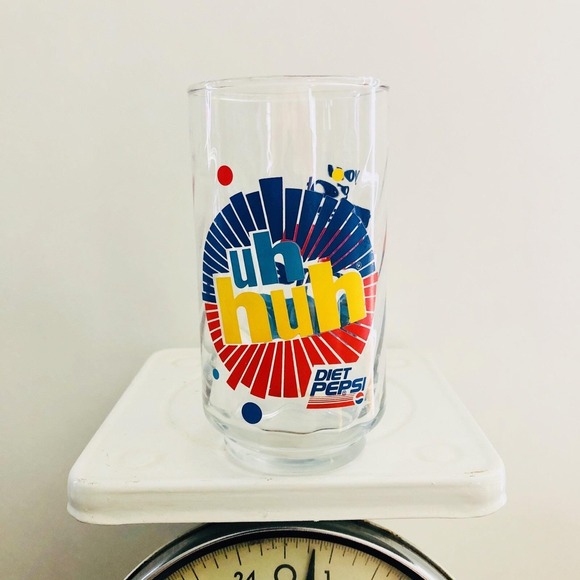 Vintage Diet Pepsi Uh Huh "You Got The Right One Baby" Glasses Tumblers Set Of 2 - Picture 4 of 6